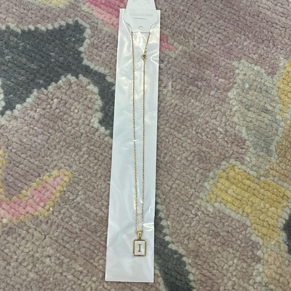 Stainless Steel I necklace